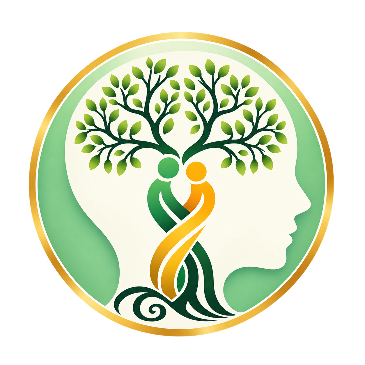 Emblema de Árbol y Bienestar